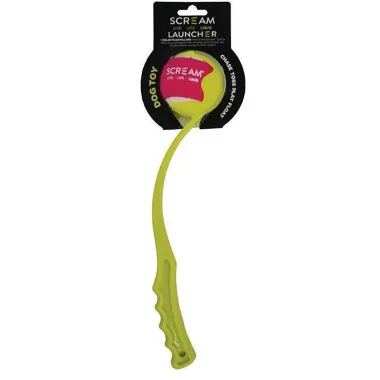 Scream Ball Launcher Loud Green 38cm