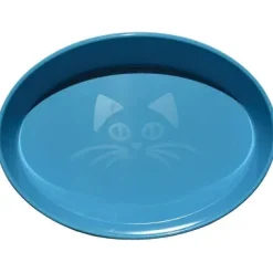 Scream Oval Cat Bowl Loud Blue 300ml