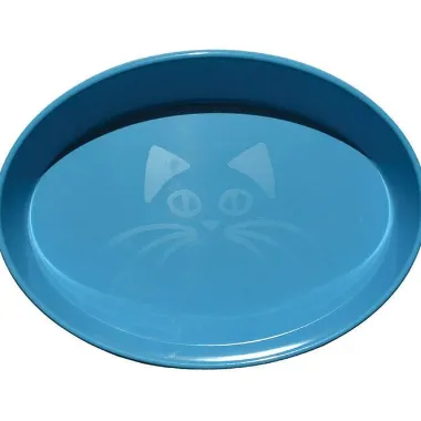 Scream Oval Cat Bowl Loud Blue 300ml