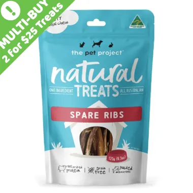 The Pet Project Spare Ribs 120g