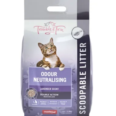 Trouble & Trix Scoopable Litter Lavendar