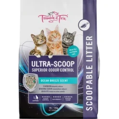 Trouble & Trix Scoopable Litter Ocean Breeze 10L - 10kg