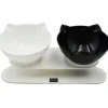Zeez Double Elevated Cat Bowls 250ml