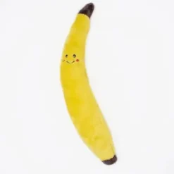 Zippy Paws Plush Squeaky Jigglerz Banana 50cm