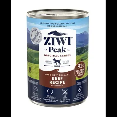 Ziwi Peak Dog Beef 12 Pack 390g