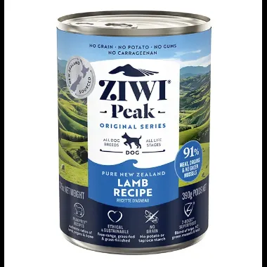 Ziwi Peak Dog Lamb 12 Pack 390g